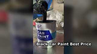 1K 2K Pintura para automóviles negra en China Manufactuere con el mejor precio
