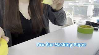 Fabricante de papel de enmascarar para automóviles de alta calidad en China